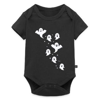 Fantômes Fantômes Ghost Hour Cadeau effrayant - Body à manches courtes Premium Bébé - noir - Devant