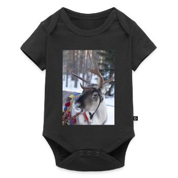 renne - Body à manches courtes Premium Bébé - noir - Devant