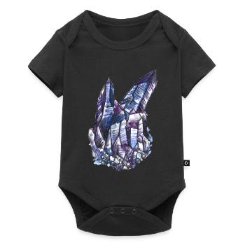 Minerals - Baby Premium short-sleeve bodysuit - black - Front