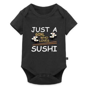 sushi - Baby Premium short-sleeve bodysuit - black - Front