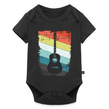 guitar - Baby Premium short-sleeve bodysuit - black - Front
