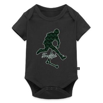 freestyle scooter - Baby Premium short-sleeve bodysuit - black - Front