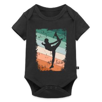 Ballet Ballerina Dancer - Baby Premium short-sleeve bodysuit - black - Front