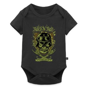 Rock 'n' Roll pour toujours - Body à manches courtes Premium Bébé - noir - Devant