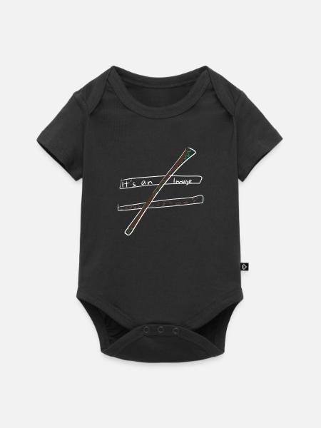Gleichung Rechnung - Baby Premium Kurzarmbody - Schwarz