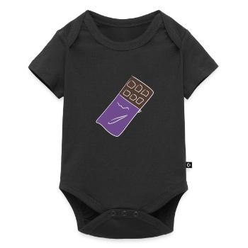 chocolat chocolat - Body à manches courtes Premium Bébé - noir - Devant