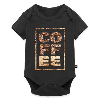 Coffee Saying Coffee Drinker Coffee Beans Caffeine - Baby Premium short-sleeve bodysuit - black - Front
