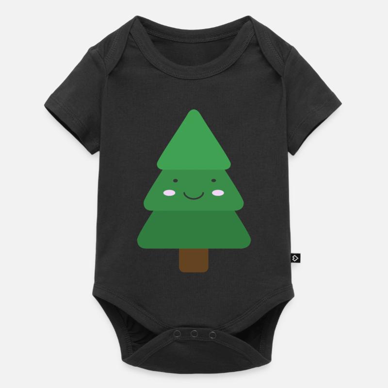 Sapin mignon - Body à manches courtes Premium Bébé - noir