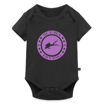 Scuba Diving - Baby Premium Kurzarmbody - Schwarz - Vorne
