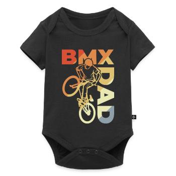 BMX Dad - Baby Premium short-sleeve bodysuit - black - Front