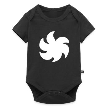 Plant Shape Symbol Symbol Flower - Baby Premium short-sleeve bodysuit - black - Front