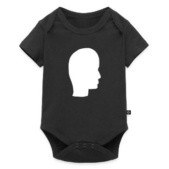 Head Profile People People Page Icon - Baby Premium short-sleeve bodysuit - black - Front