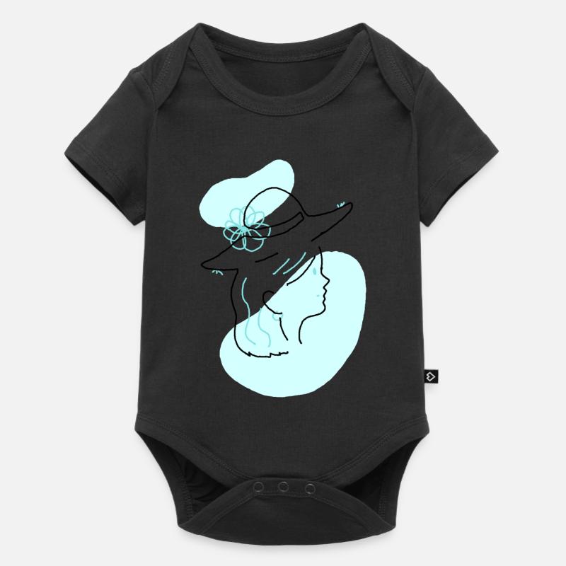 fille plage coloré - Body à manches courtes Premium Bébé - noir