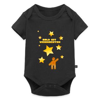 Christmas is coming soon - Baby Premium short-sleeve bodysuit - black - Front