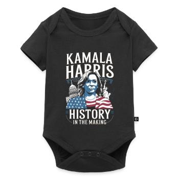 Kamala Harris History in the Making - Baby Premium short-sleeve bodysuit - black - Front