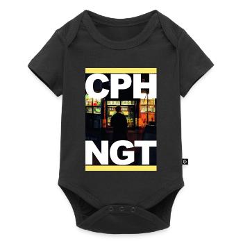 CPHNGT - Baby Premium Kurzarmbody - Schwarz - Vorne