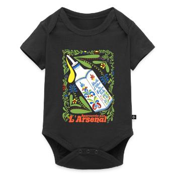 Olive Oil with Salted Butter Toulon - Baby Premium short-sleeve bodysuit - black - Front