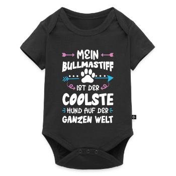 Bullmastiff Dog Saying - Baby Premium short-sleeve bodysuit - black - Front