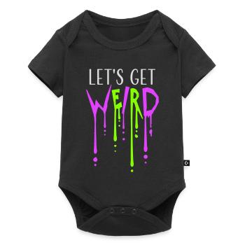 Let's Get Weird Graffiti Spray Drops Slime Fun - Baby Premium short-sleeve bodysuit - black - Front