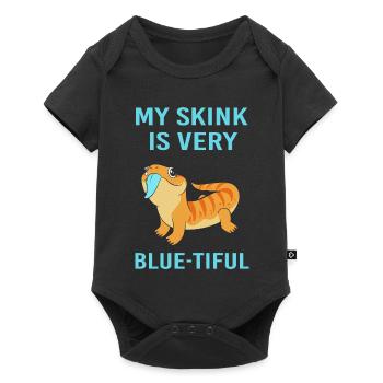 Lizard Blue Tongue - Baby Premium short-sleeve bodysuit - black - Front