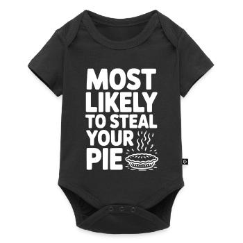 Most Likely To Steal Your Pie - Baby Premium short-sleeve bodysuit - black - Front