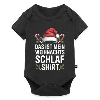 Mon t-shirt de nuit de Noël - Body à manches courtes Premium Bébé - noir - Devant