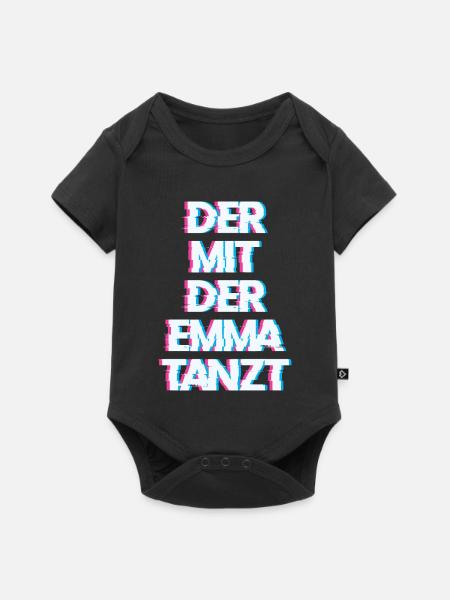 Hardtekk Tekk - Baby Premium Kurzarmbody - Schwarz