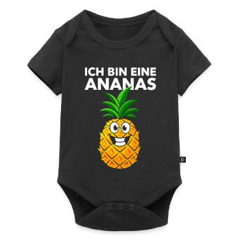 Pineapple Costume Carnival Fruit Dress Up - Baby Premium short-sleeve bodysuit - black - Front