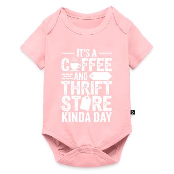 Coffee Thrift Store Kinda Day - Baby Premium short-sleeve bodysuit - rose - Front