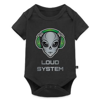 DJ Alien - Loud System - Body à manches courtes Premium Bébé - noir - Devant