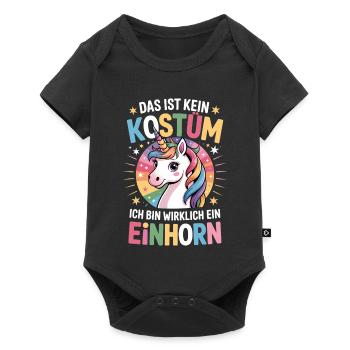 Unicorn Costume Carnival Funny I'm a Unicorn - Baby Premium short-sleeve bodysuit - black - Front