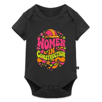 Women in Construction Craftswomen Power - Baby Premium short-sleeve bodysuit - black - Front