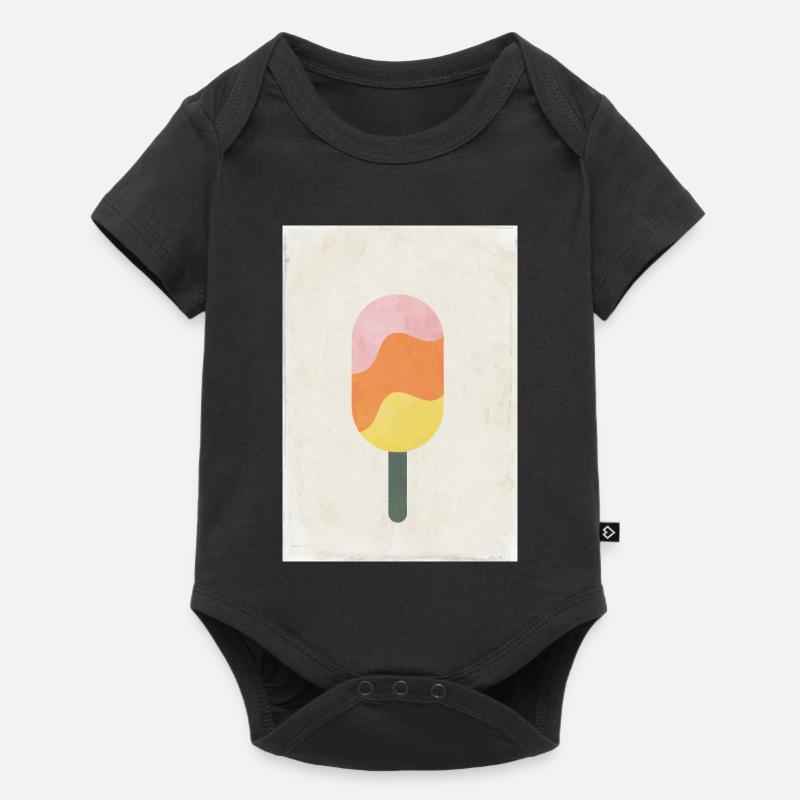 Glaces - Body à manches courtes Premium Bébé - noir