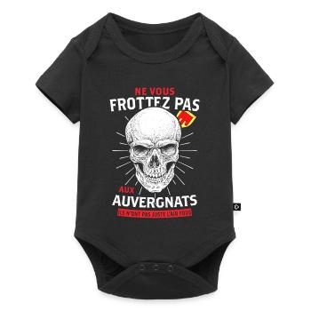 Ne Vous Frottez Pas Aux Auvergnats Ils N Ont Pa... - Body à manches courtes Premium Bébé - noir - Devant