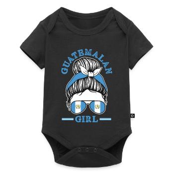 Guatemala Flag T-Shirt Pride & Home Chapín - Baby Premium short-sleeve bodysuit - black - Front