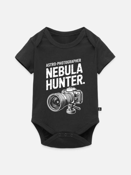 Nebula Hunter Astro-Fotografen-Tee - Baby Premium Kurzarmbody - Schwarz