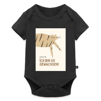 Ich bin so gewachsen  - Baby Premium Kurzarmbody - Schwarz - Vorne