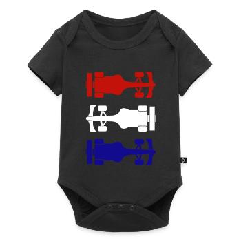 Formule Netherlands Formel Racing Niederlande - Body à manches courtes Premium Bébé - noir - Devant