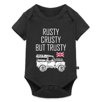 Rusty_Crusty_but_Trusty - Body à manches courtes Premium Bébé - noir - Devant