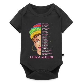 Zodiac sign Libra - Baby Premium short-sleeve bodysuit - black - Front