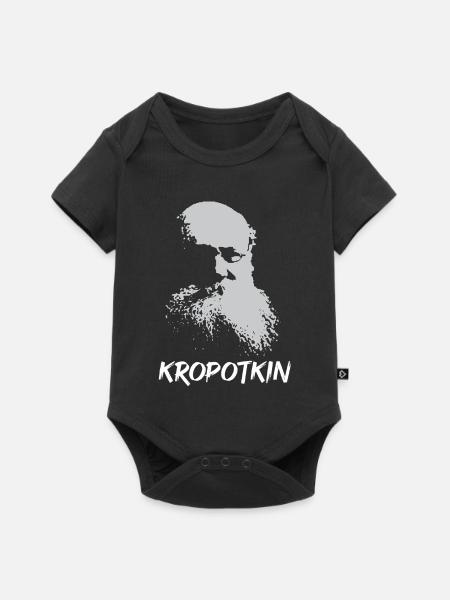 Peter Kropotkin, revolutionärer Denker, Silhouette - Baby Premium Kurzarmbody - Schwarz