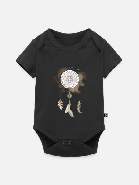 Traumfänger - Baby Premium Kurzarmbody - Schwarz