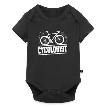 Bike bike father funny gift christmas - Baby Premium short-sleeve bodysuit - black - Front