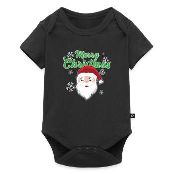 Noël Nikolaus Santa cadeau Père Noël - Body à manches courtes Premium Bébé - noir - Devant