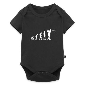Golf! Golfer Geschenk - Baby Premium Kurzarmbody - Schwarz - Vorne