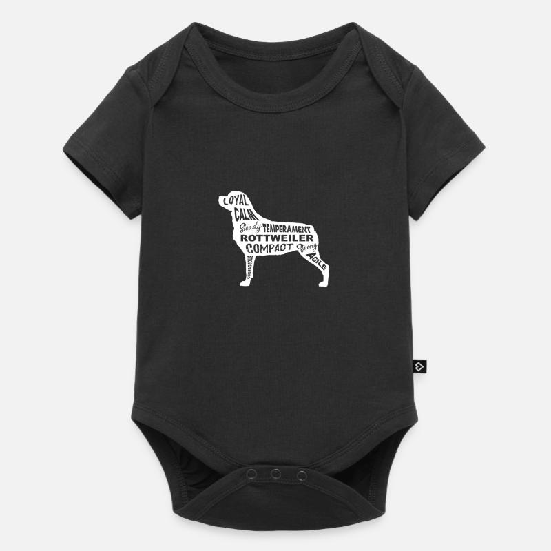 rottweiler - Body à manches courtes Premium Bébé - noir