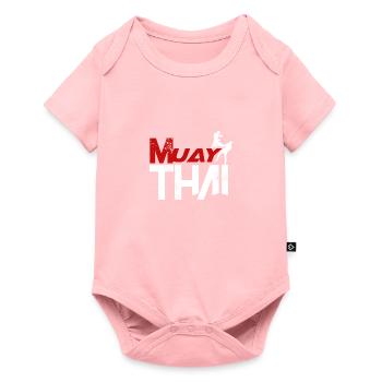 Muay Thai - Body à manches courtes Premium Bébé - rose - Devant