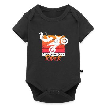 Motocross - Body à manches courtes Premium Bébé - noir - Devant