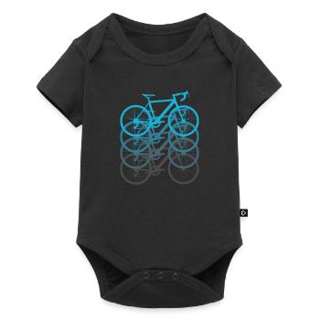 bicycle - Baby Premium short-sleeve bodysuit - black - Front