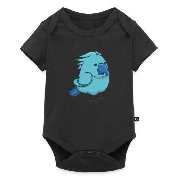 Perroquet Animal Cadeau Oiseau Cockatiel - Body à manches courtes Premium Bébé - noir - Devant